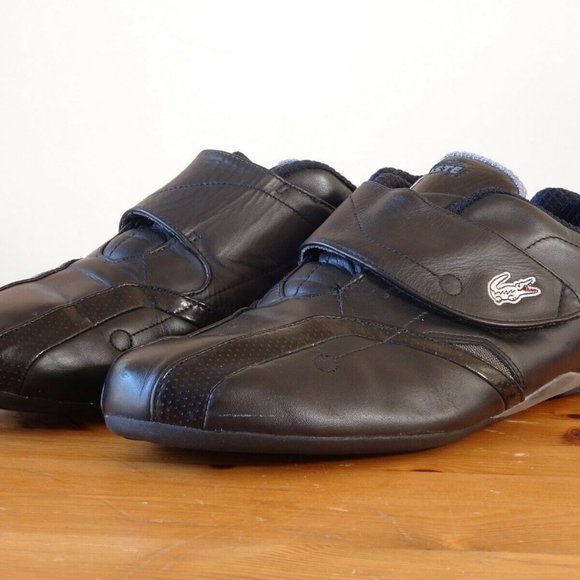 LACOSTE Protect Men's Casual Black Leather Loafer Shoes Size 12 US - Picture 3 of 11